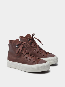 Кеды высокие CONVERSE Chuck Taylor All Star Lift Platform Water Repellent Leather модель A10362C Фото