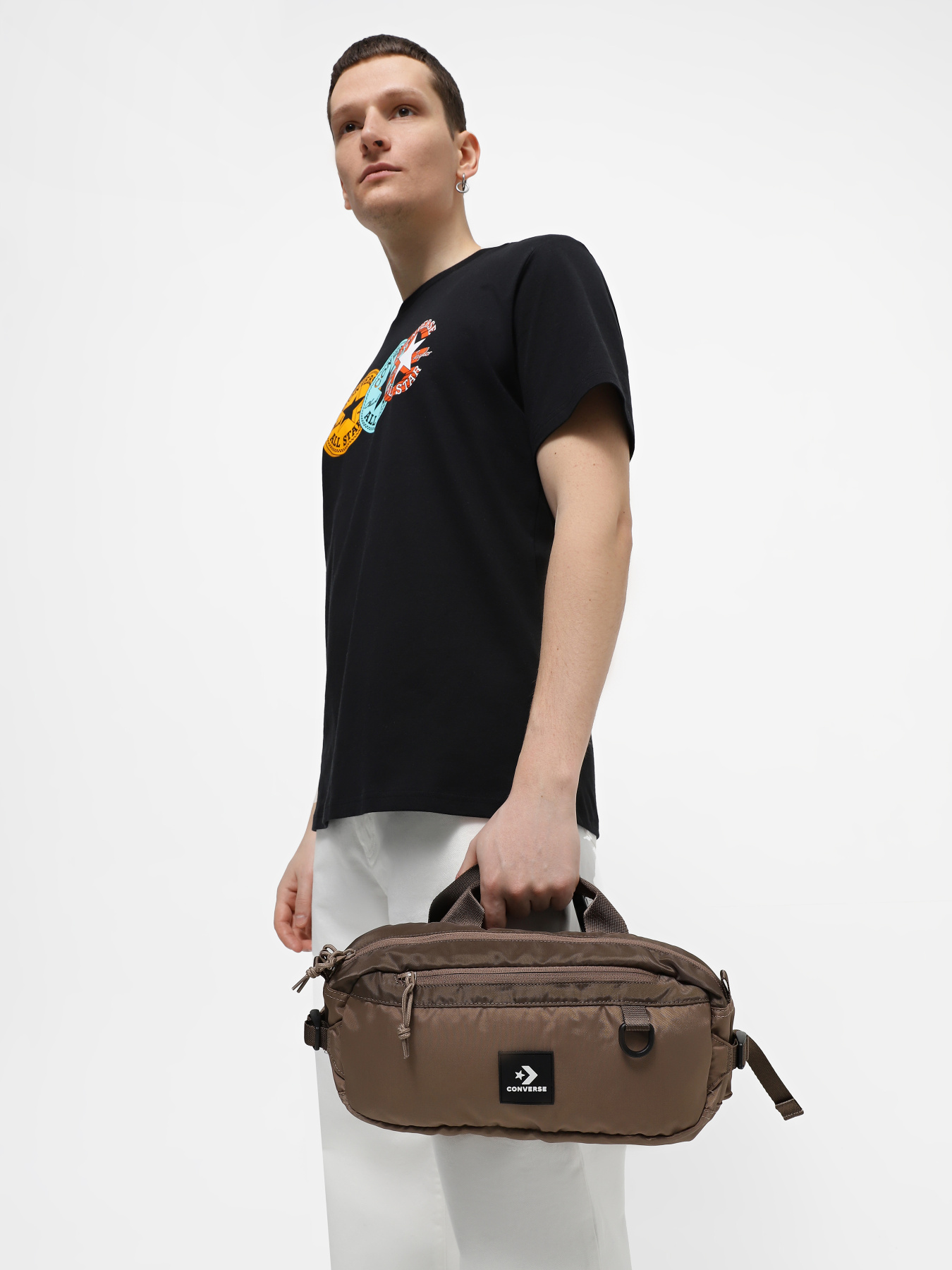 Поясна сумка CONVERSE LARGE STUDENT модель 10024553-232 Поясна сумка CONVERSE LARGE STUDENT модель 10024553-232 Фото