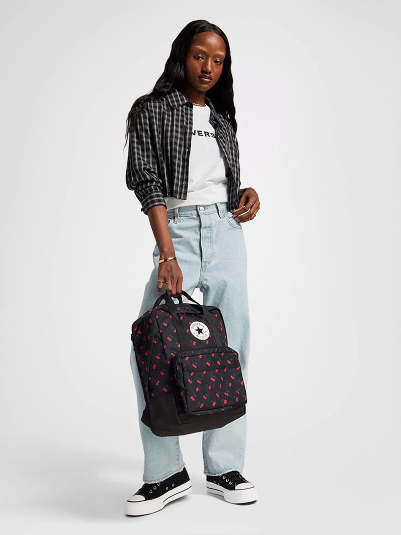 Рюкзак CONVERSE Cherry Aop Small Square модель 10026560-001 Фото