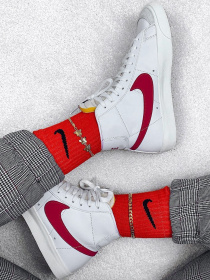 Кеды высокие NIKE Blazer Mid Vintage '77 модель BQ6806-102 Фото