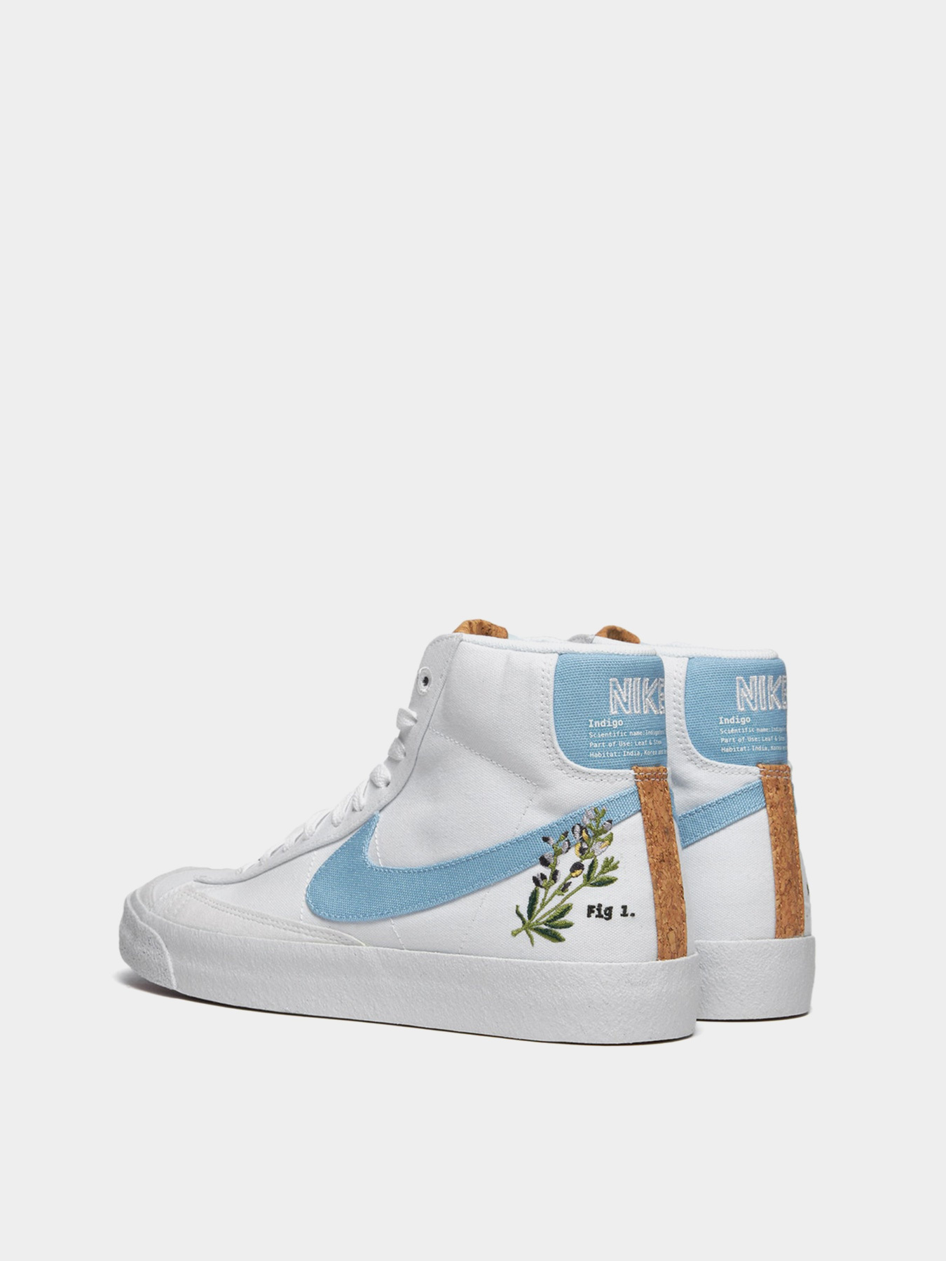 Кеди високі NIKE Blazer Mid 77 White Indigo модель CI1166-100 Фото