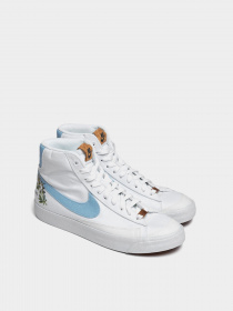 Кеди високі NIKE Blazer Mid 77 White Indigo модель CI1166-100 Фото