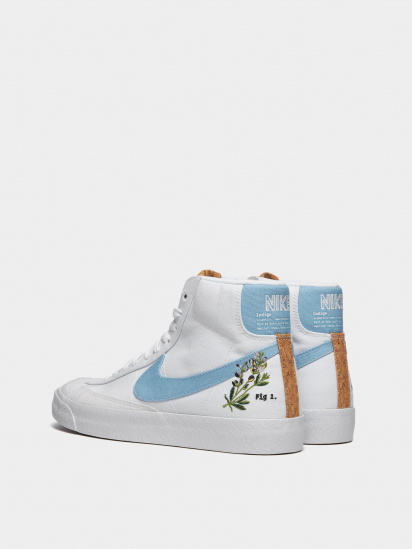 Кеди високі NIKE Blazer Mid 77 White Indigo модель CI1166-100 — фото 3 - INTERTOP