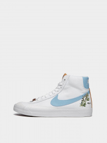 Кеды высокие NIKE Blazer Mid 77 White Indigo модель CI1166-100 Фото