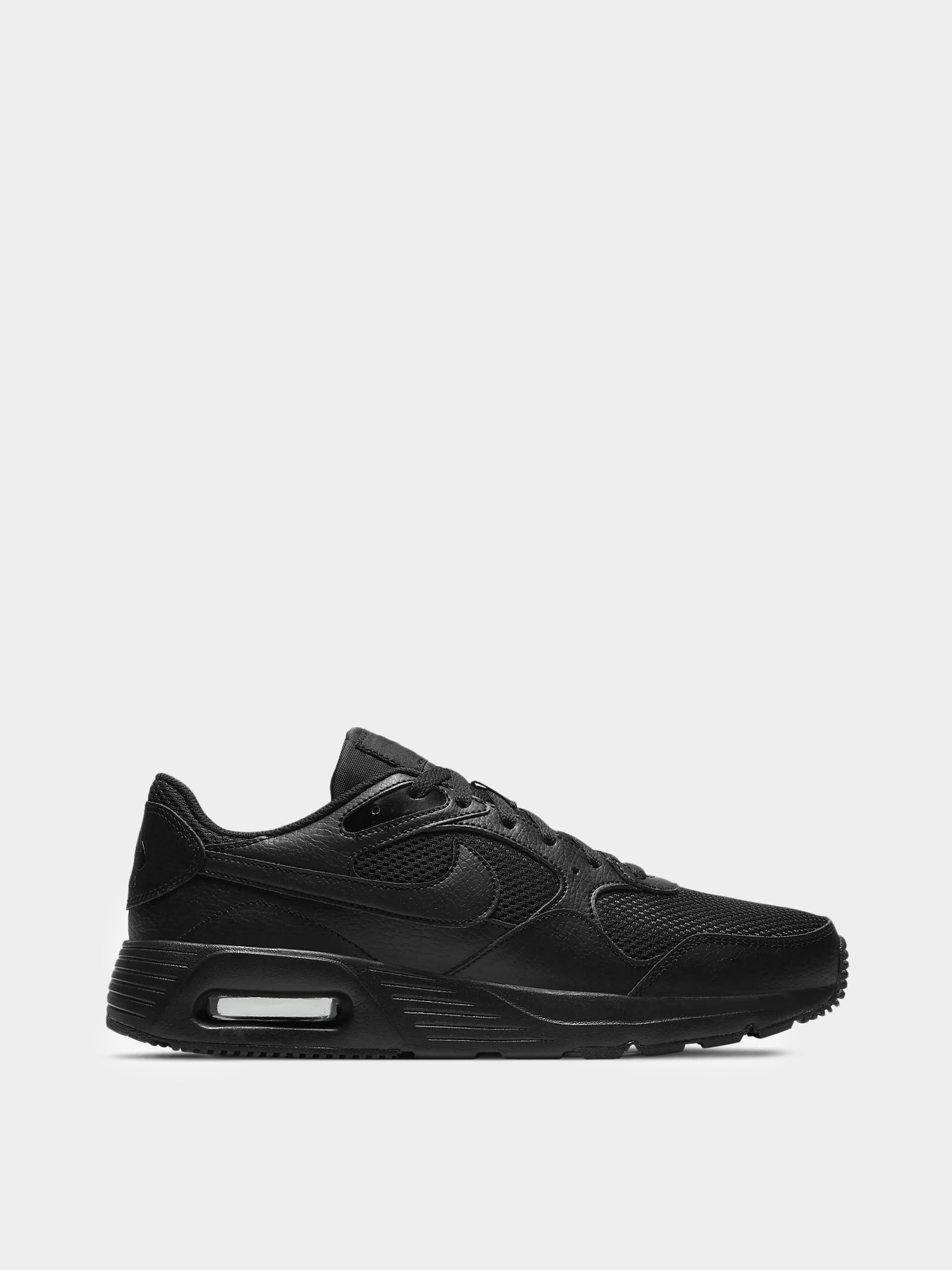 Чоловічі Кросівки повсякденні NIKE AIR MAX SC (CE397) колір чорний, матеріал шкіра/текстиль NIKE - купити в Україні