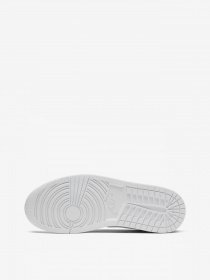 Кеды высокие NIKE Air Jordan 1 Mid Triple White 2.0 модель 554724-130 Фото