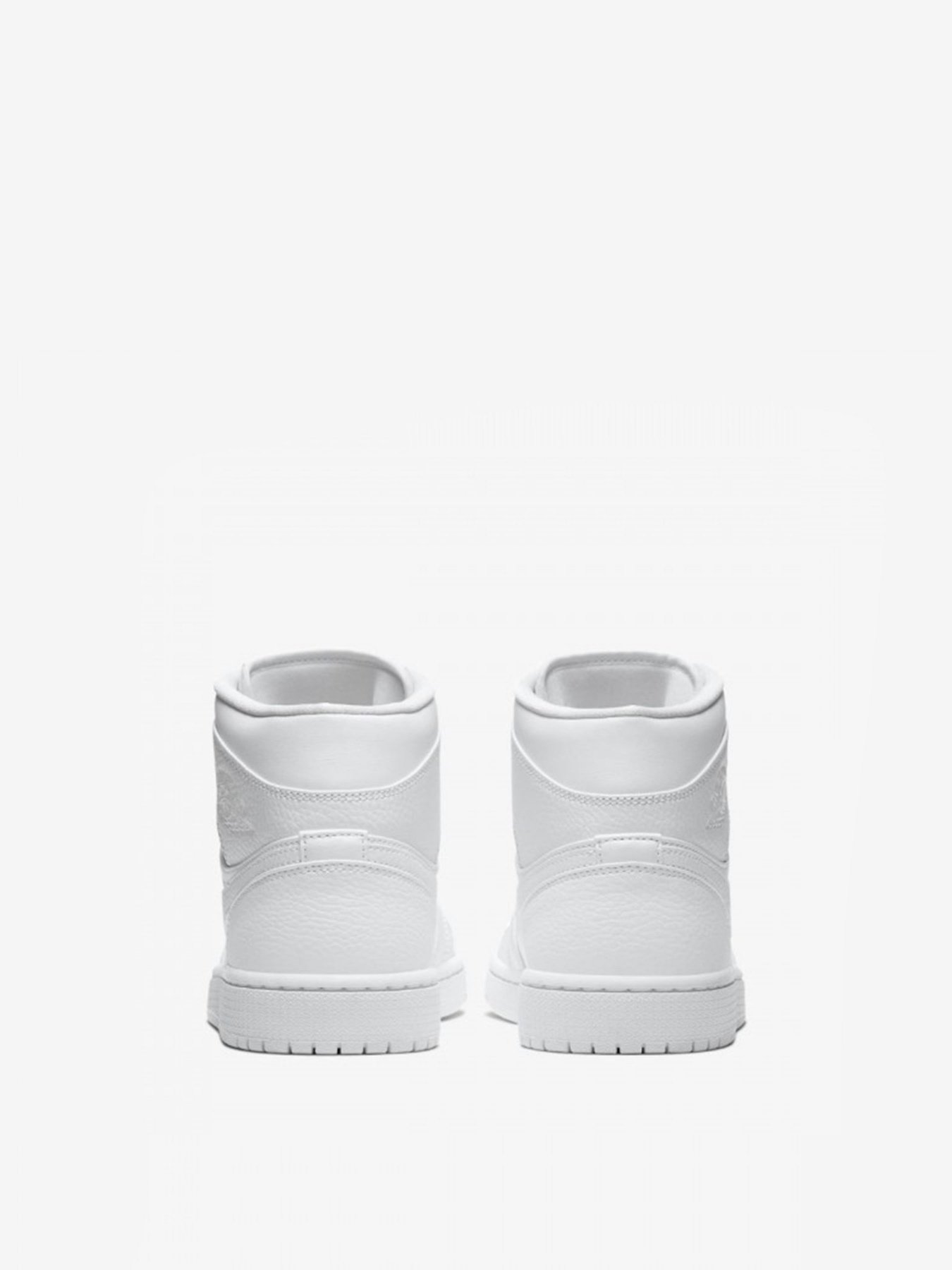 Кеды высокие NIKE Air Jordan 1 Mid Triple White 2.0 модель 554724-130 Фото