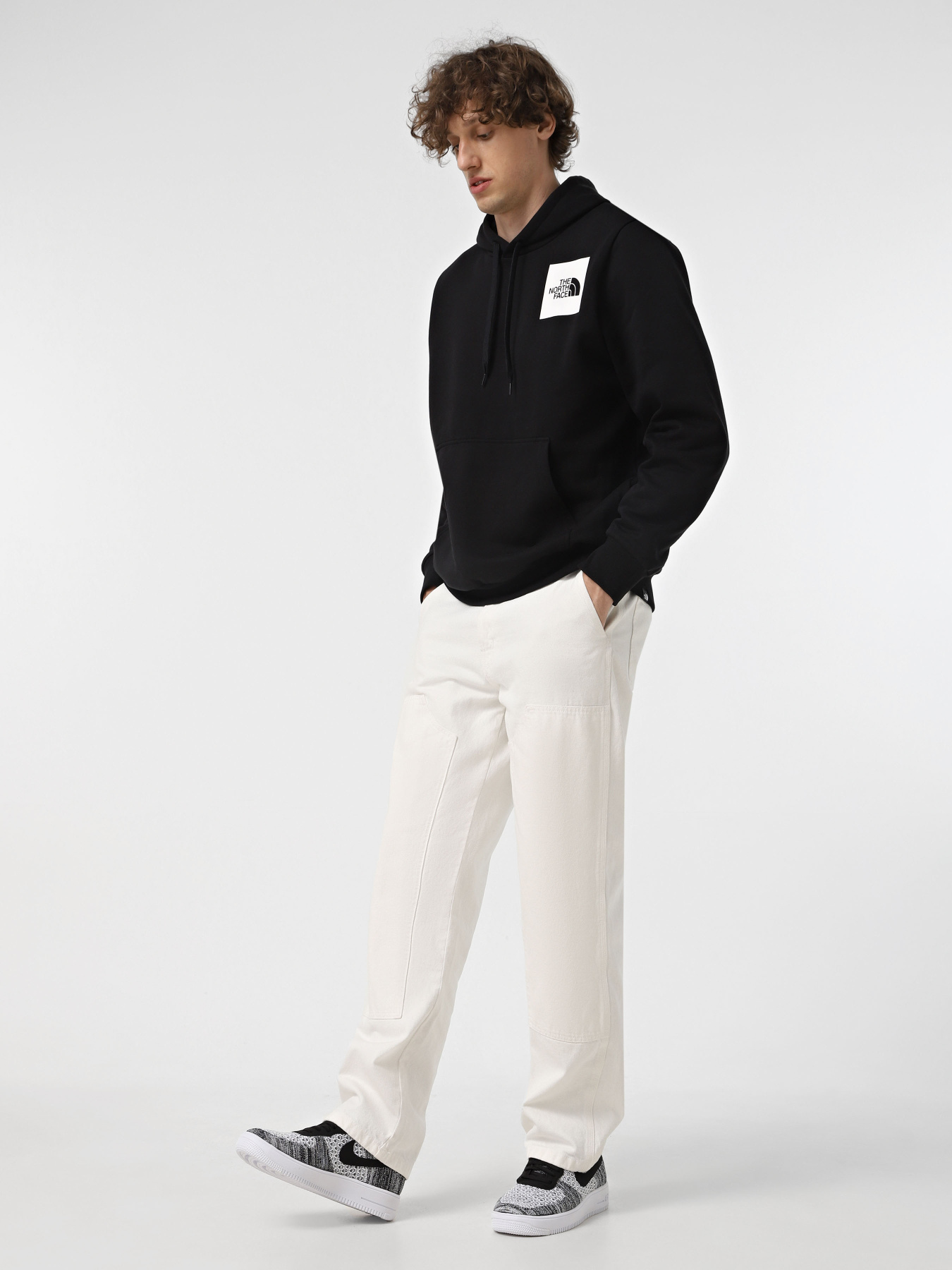 Кеды низкие NIKE AIR FORCE 1 FLYKNIT 2 модель AV3042-001 Фото