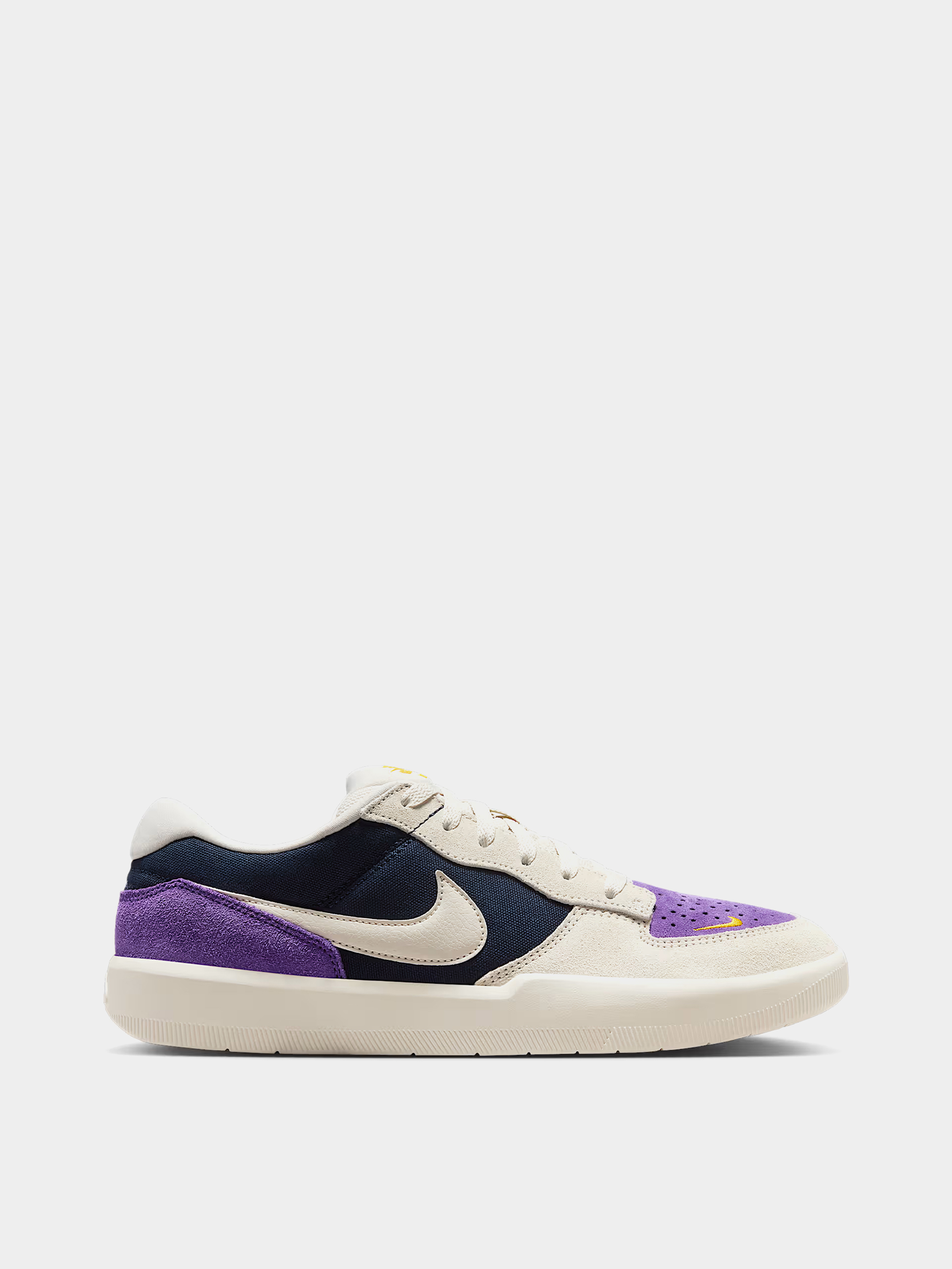 Шкіряні Чоловічі Кеди низькі NIKE SB FORCE 58 (CE832) колір фіолетовий