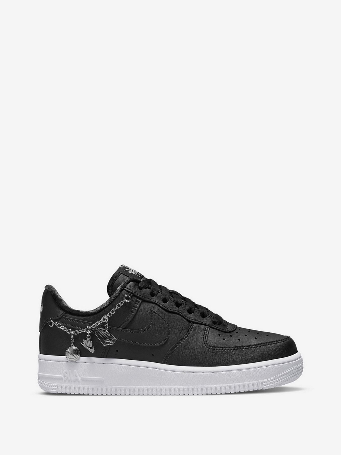 Кеды низкие NIKE Air Force 1 Low Black Pendant модель DD1525-001 Фото