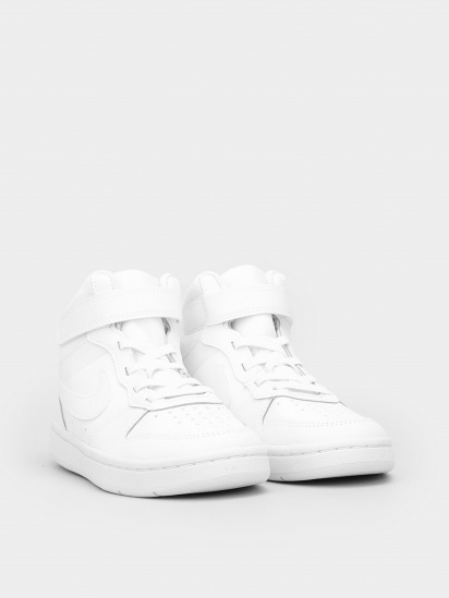 Кеди високі NIKE Court Borough Mid 2 модель CD7783-100 — фото - INTERTOP