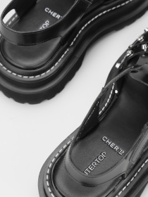 Босоножки CHER '17 INTERTOP модель 111-6654/101 Босоножки CHER '17 INTERTOP модель 111-6654/101 Фото