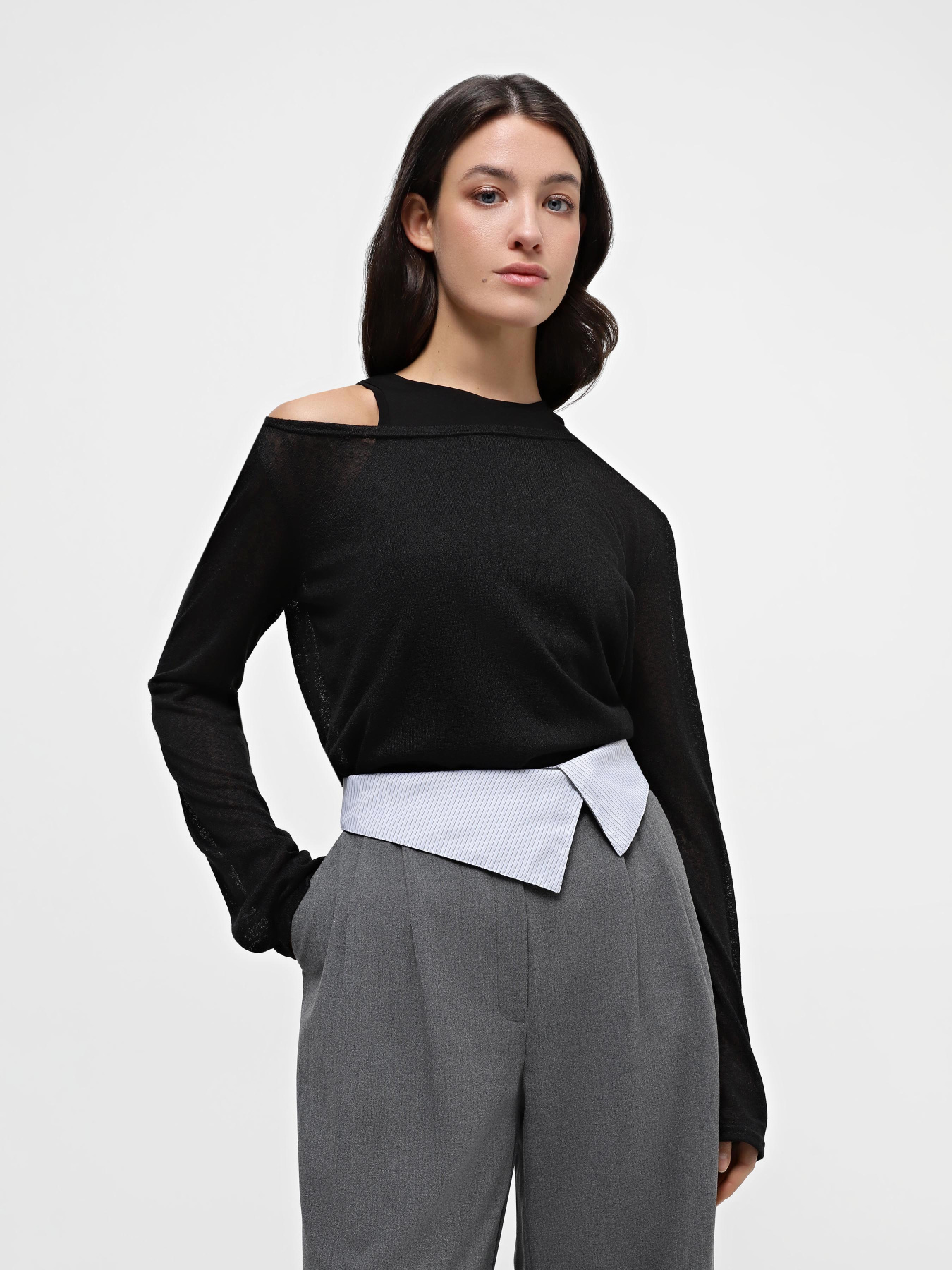 Лонгслив CHER '17 INTERTOP модель CH0124017 Фото