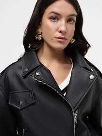 Шкіряна куртка CHER '17 INTERTOP модель CH0124019 Фото