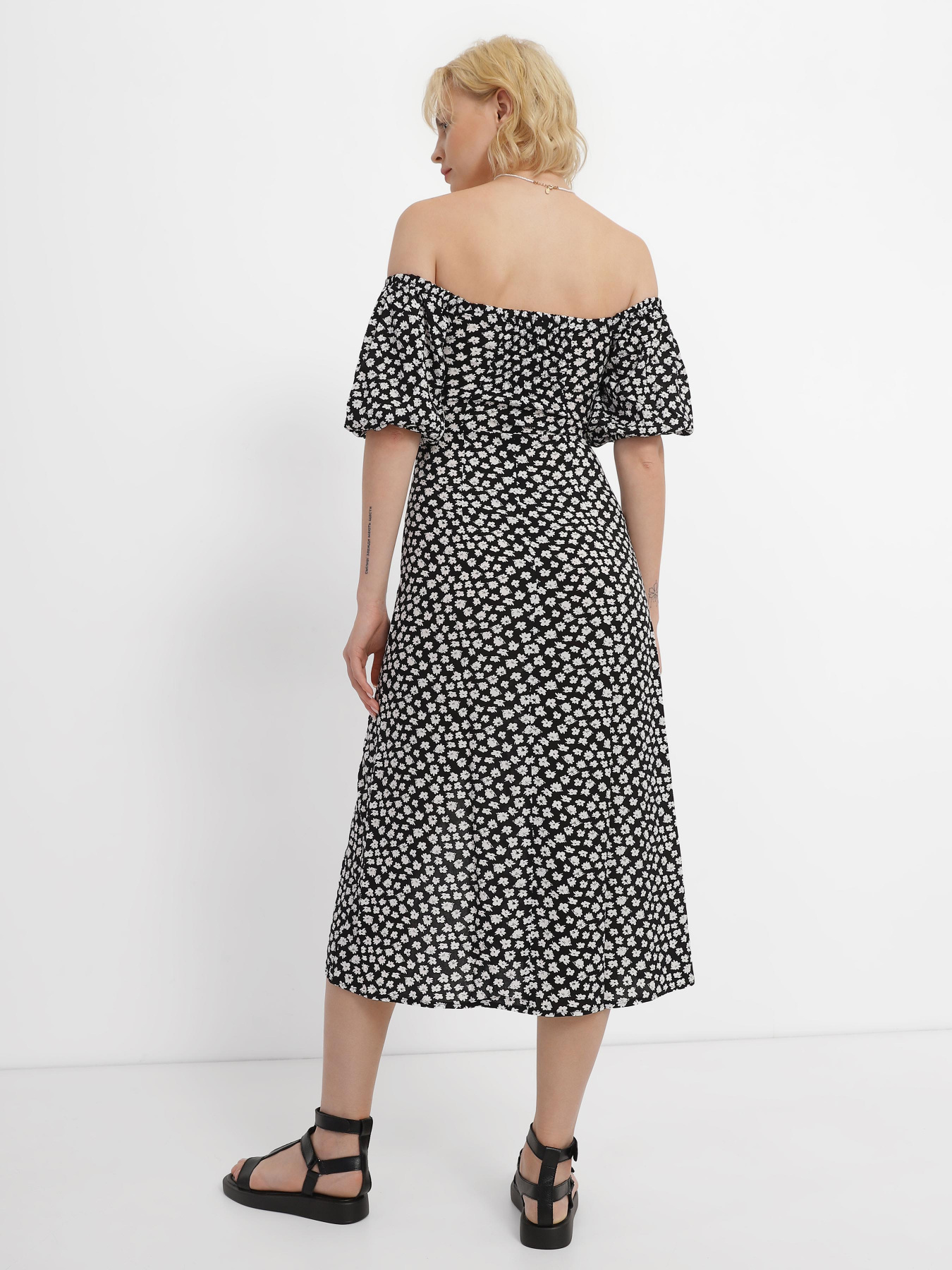 Платье миди CHER '17 INTERTOP модель 02532SS23-02 Фото