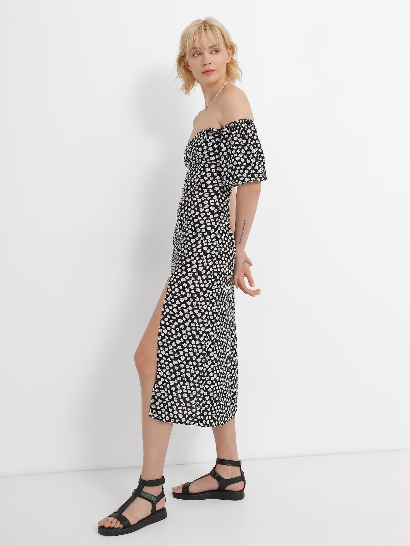 Сукня міді CHER '17 INTERTOP модель 02532SS23-02 Фото