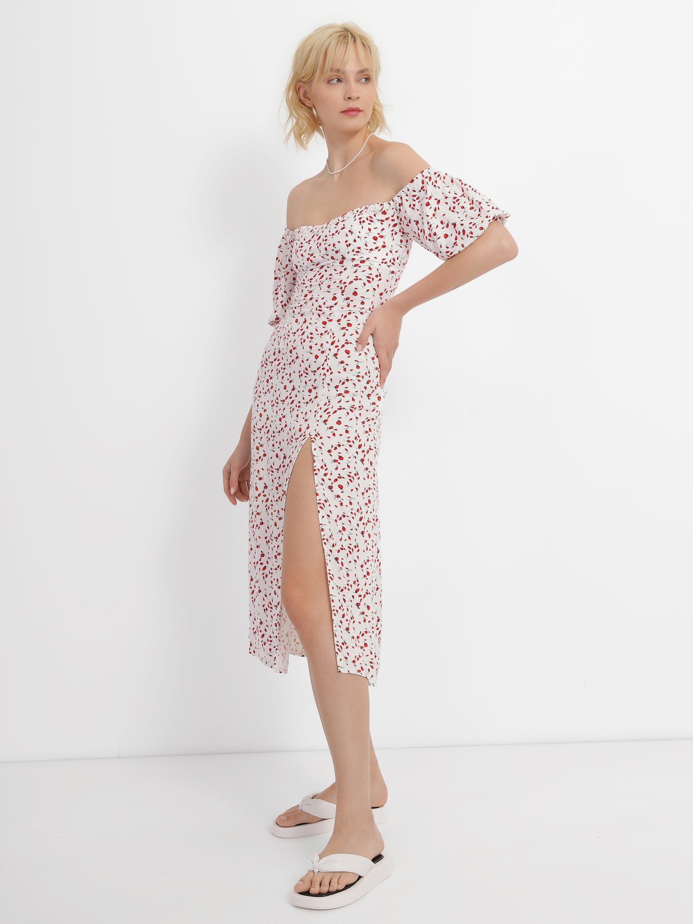 Сукня міді CHER '17 INTERTOP модель 02532SS23-03 Фото