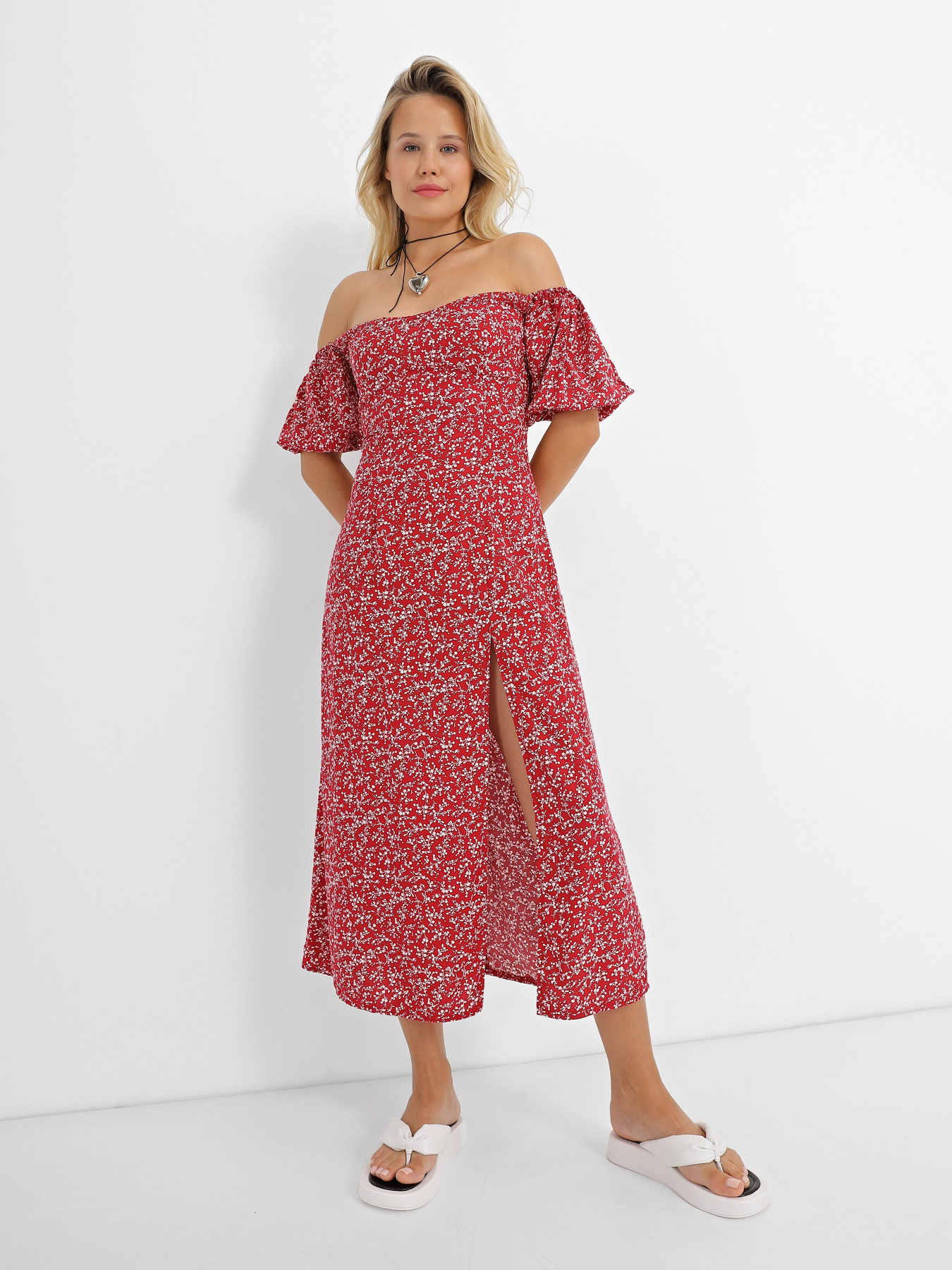 Сукня міді CHER '17 INTERTOP модель 02532SS23-05 Фото