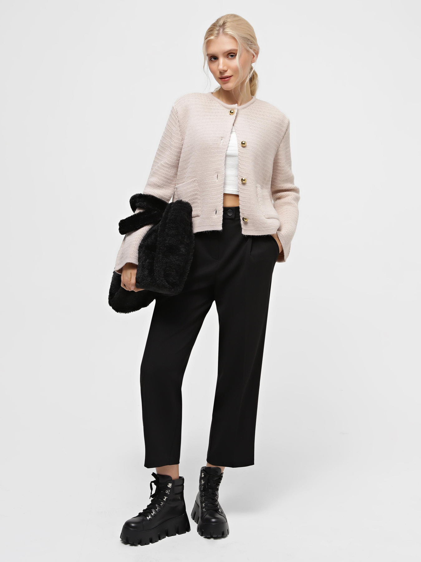 Брюки классические CHER '17 INTERTOP модель 02649FW24 Фото