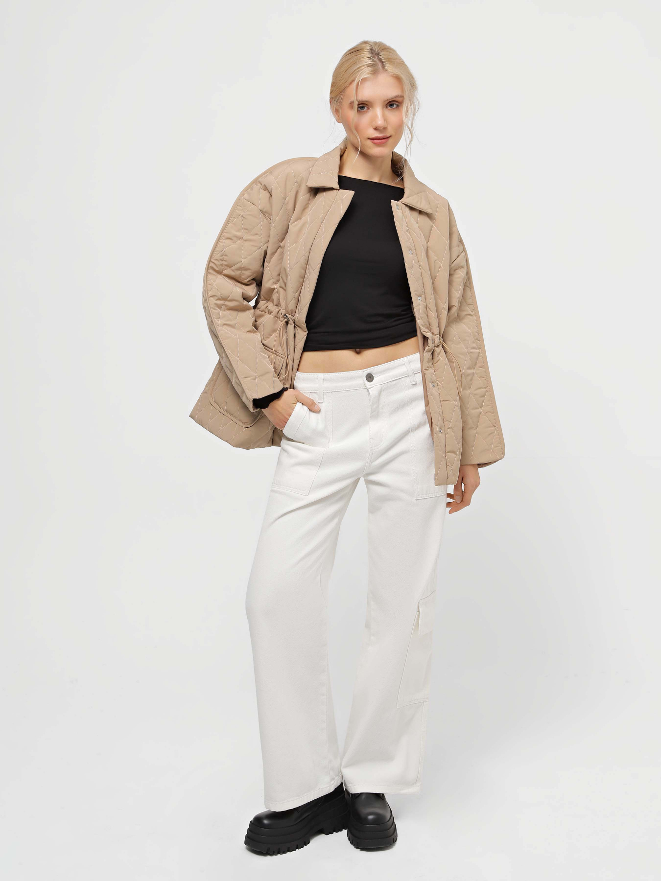 Демисезонная куртка CHER '17 INTERTOP модель 02608FW24 Фото