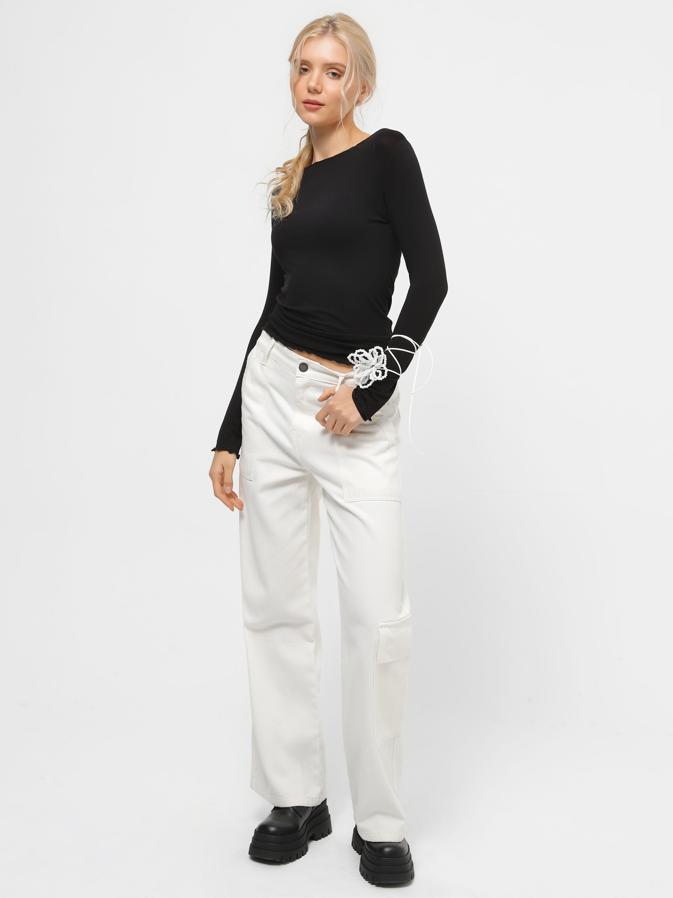 Лонгслів CHER '17 INTERTOP модель 02637FW24-01 Лонгслів CHER '17 INTERTOP модель 02637FW24-01 Фото