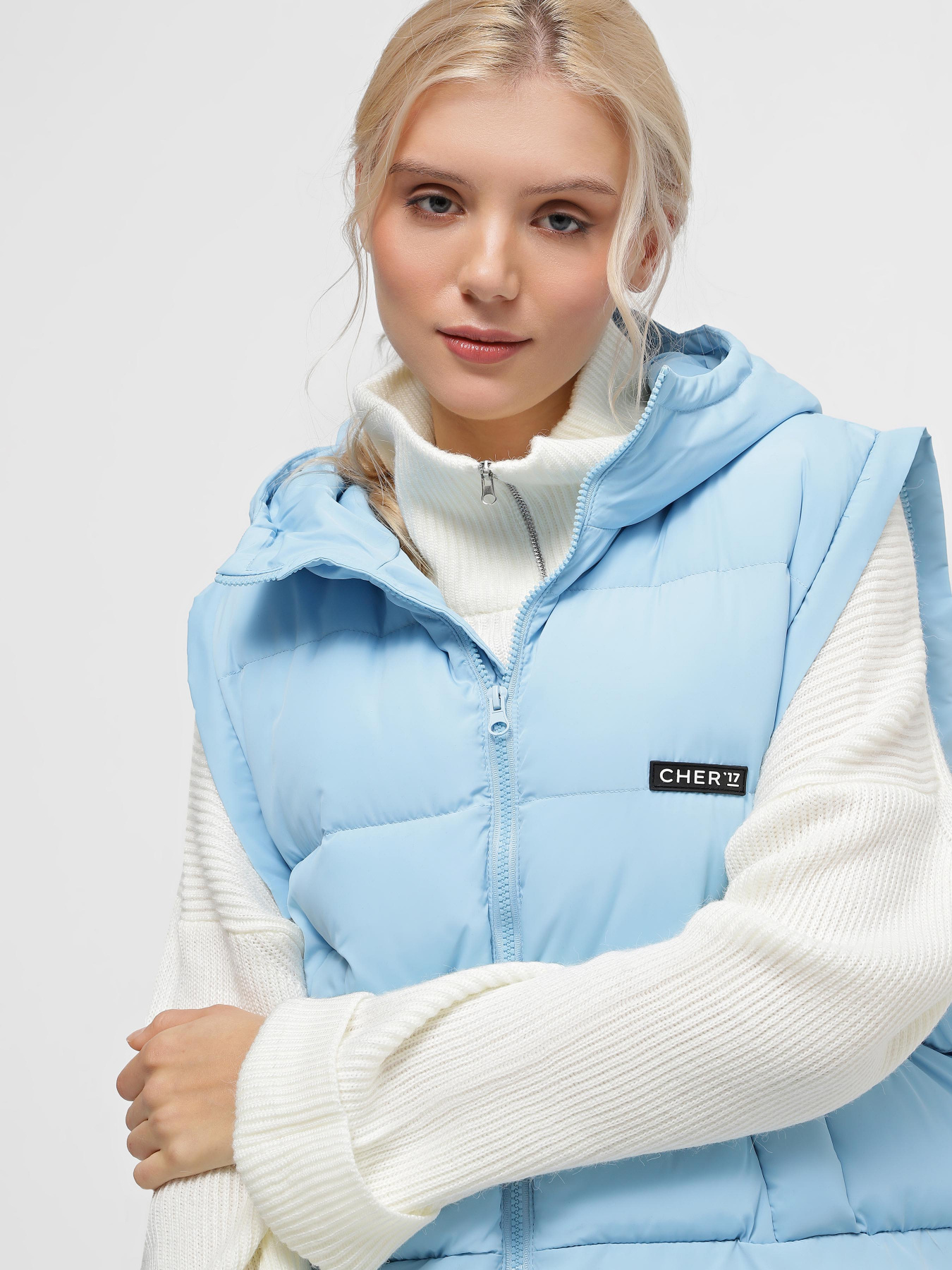 Пуховик CHER '17 INTERTOP модель 02173FW24 Фото
