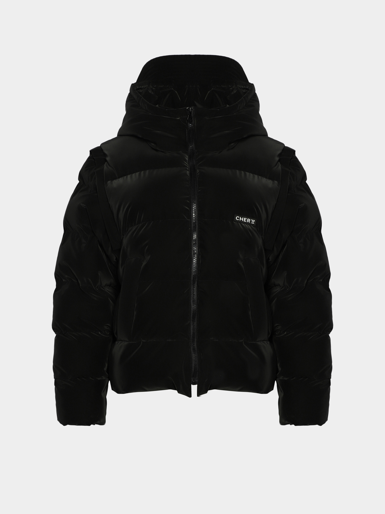 Пуховик CHER '17 INTERTOP модель 02173FW24-01 Фото