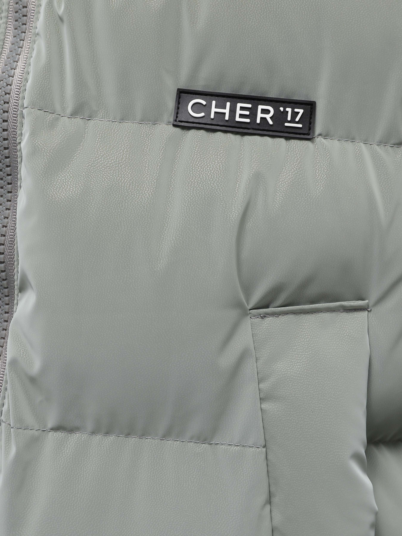 Пуховик CHER '17 INTERTOP модель 02173FW24-02 Фото