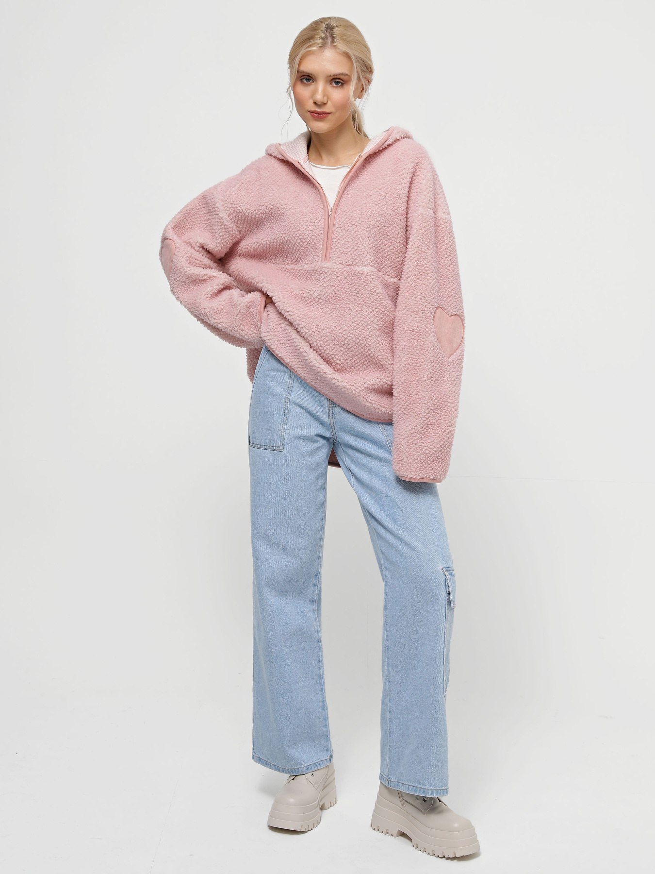 Широкі джинси CHER '17 INTERTOP модель 02586SS23-01 Фото