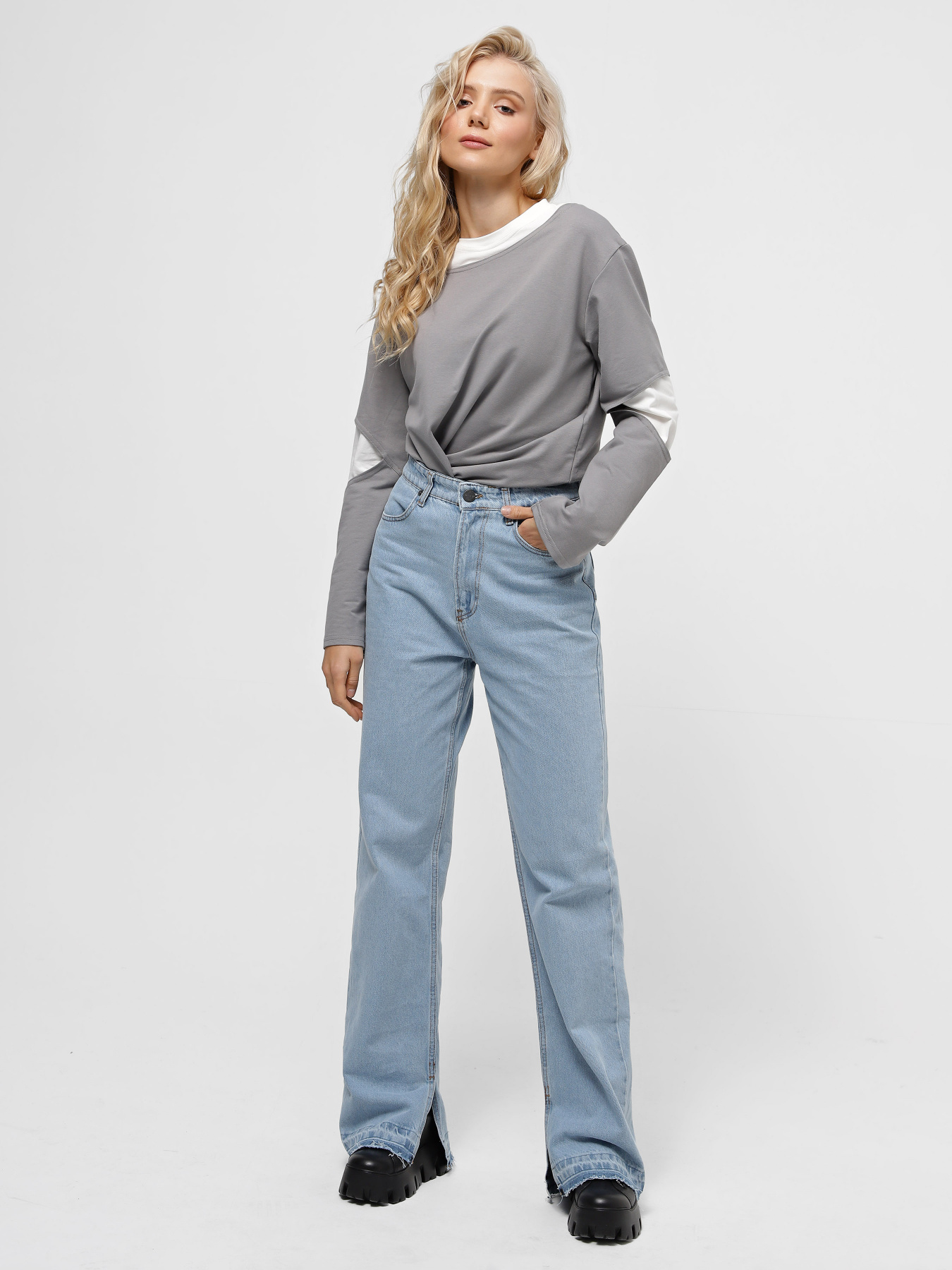 Лонгслив CHER '17 INTERTOP модель 02652FW24 Лонгслив CHER '17 INTERTOP модель 02652FW24 Фото