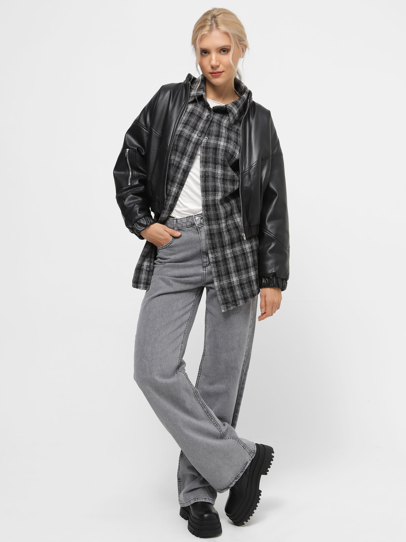 Куртка-рубашка CHER '17 INTERTOP модель 02696FW24 Фото