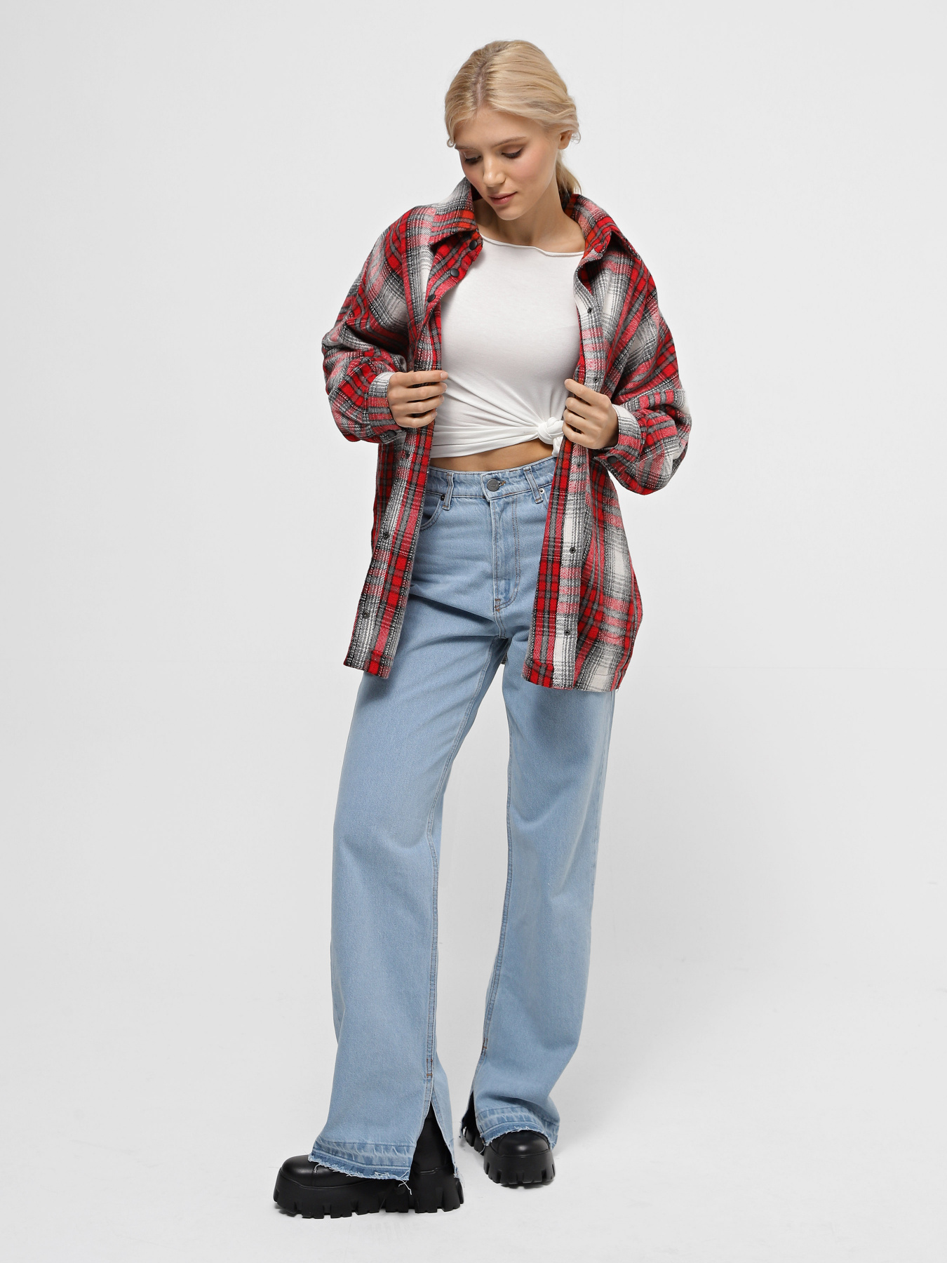 Куртка-рубашка CHER '17 INTERTOP модель 02696FW24-02 Фото