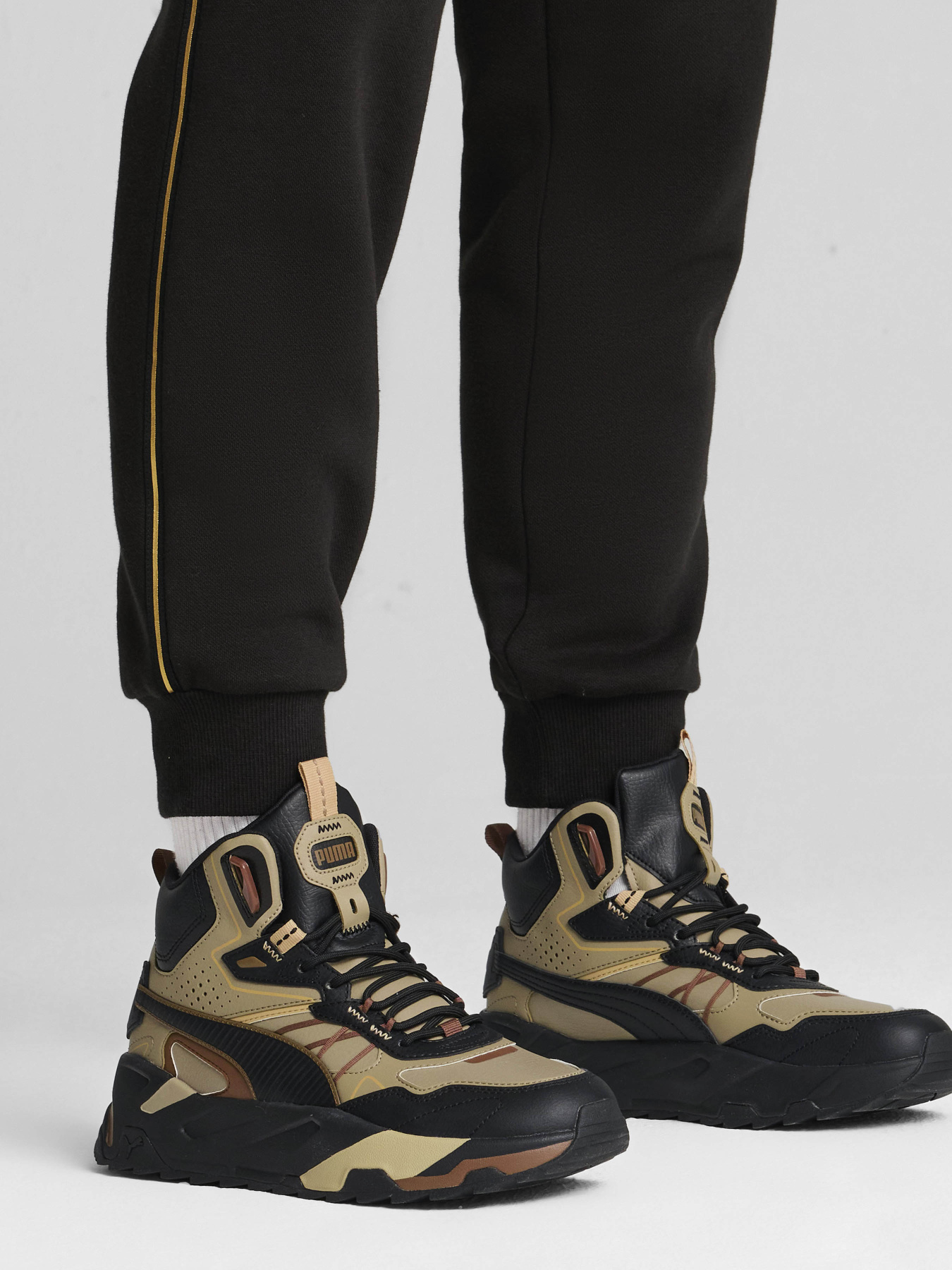 Кроссовки PUMA Trinity Mid Hybrid Leather модель 39398509 Фото