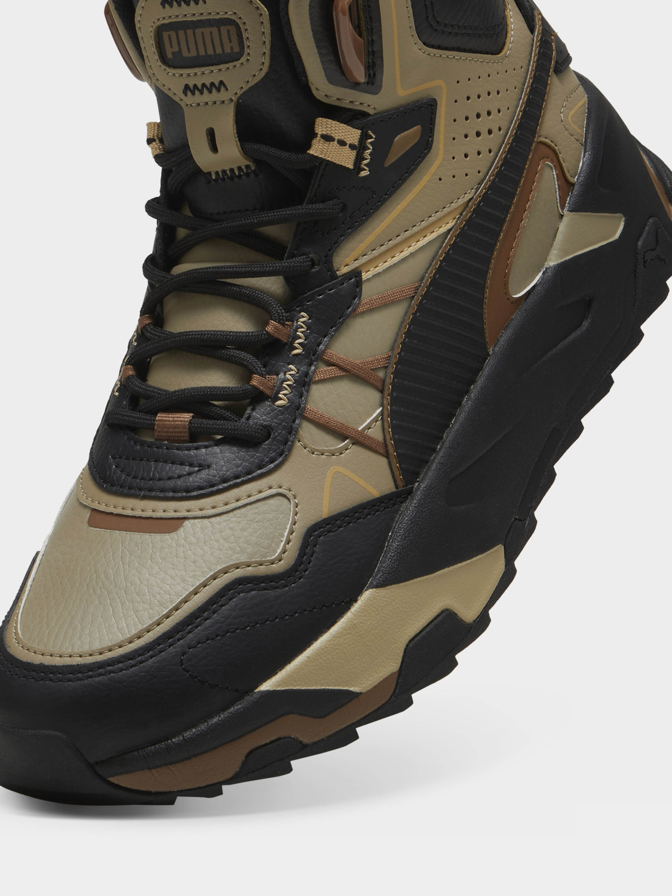 Кроссовки повседневные PUMA TRINITY MID HYBRID LEATHER модель 39398509 Кроссовки повседневные PUMA TRINITY MID HYBRID LEATHER модель 39398509 Фото