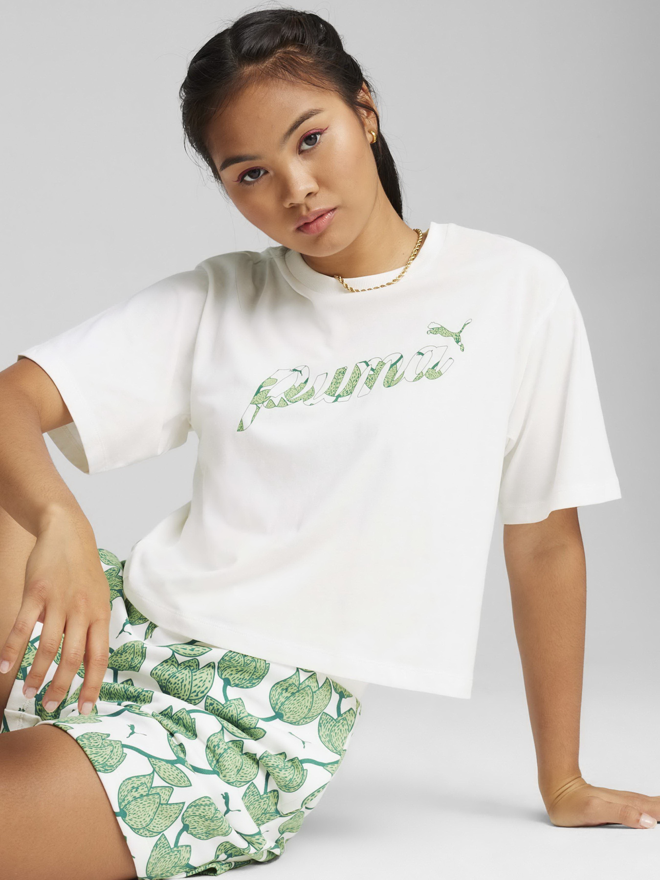 Футболка PUMA BLOSSOM GRAPHIC модель 68043202 Фото