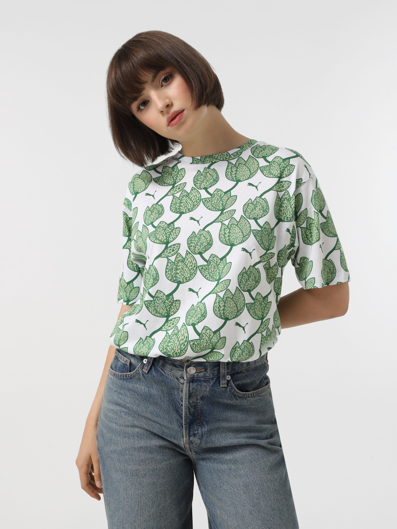 Футболка PUMA Essentials+ Blossom модель 67949386 Фото