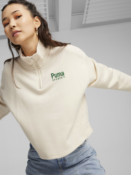 Кофта PUMA TEAM Half-Zip Crew модель 62432487 Фото