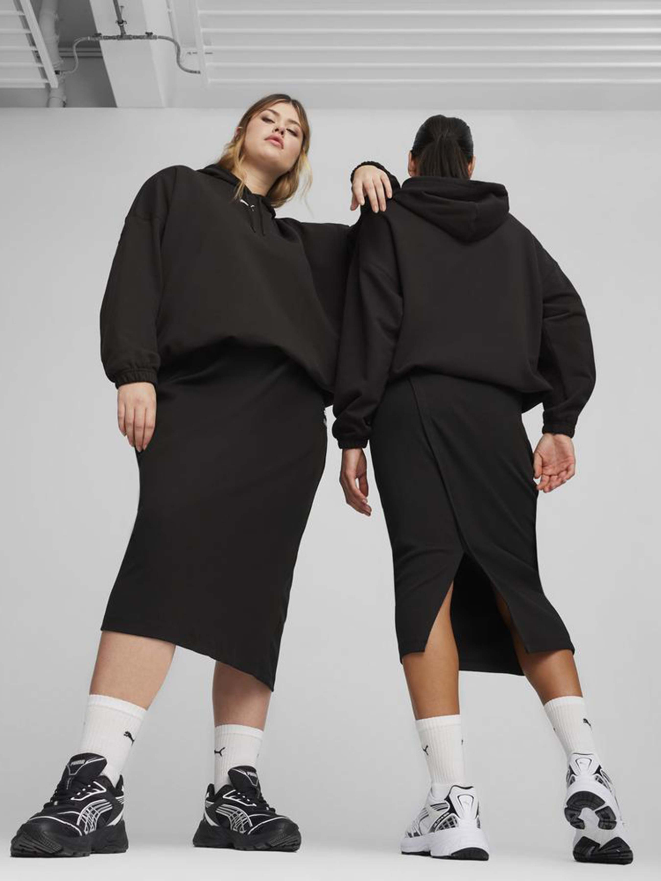 Юбка миди PUMA CLASSICS RIBBED MIDI модель 62426501 Юбка миди PUMA CLASSICS RIBBED MIDI модель 62426501 Фото