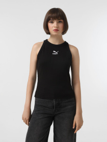 Спортивна майка PUMA CLASSICS RIBBED TANK модель 62437101 Фото