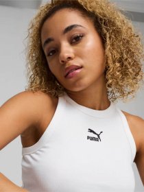 Майка PUMA Classics Ribbed Slim модель 62437102 Фото