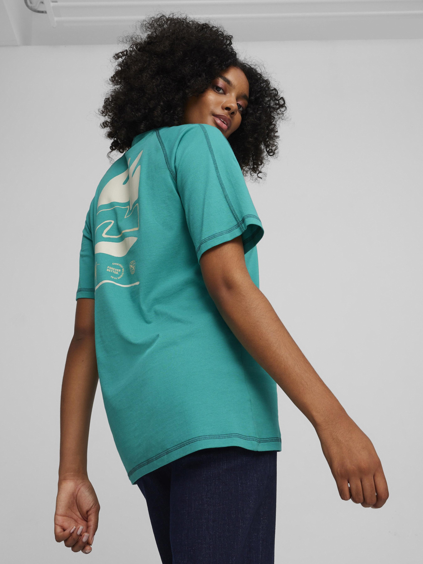 Футболка PUMA DOWNTOWN RE:COLLECTION модель 62440288 Фото