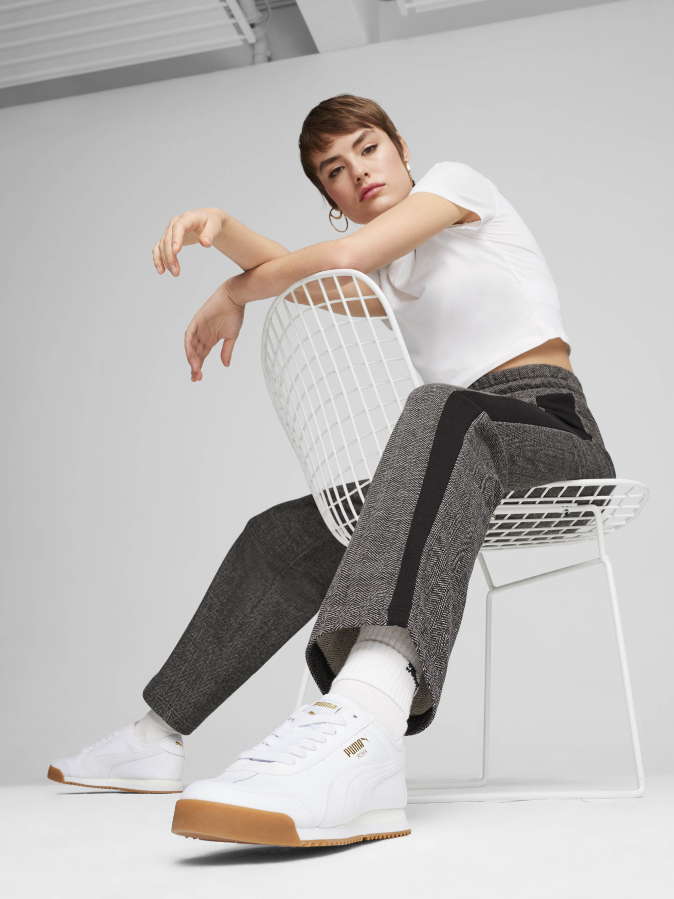 Штаны спортивные PUMA T7 HIGH WAIST TRACK EASY RIDER модель 62679801 Фото