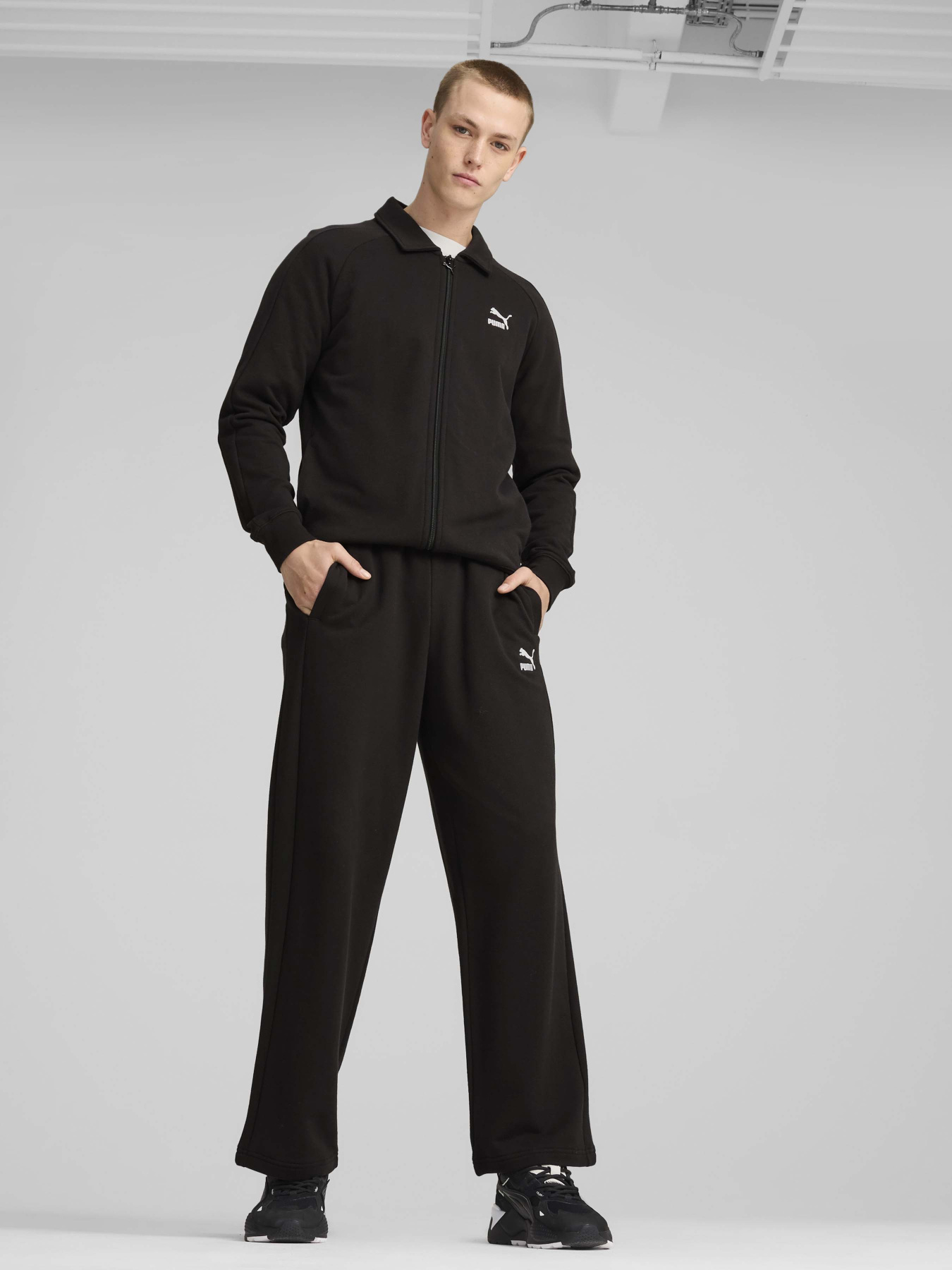 Штаны спортивные PUMA T7 Relaxed Track Easy Rider модель 62639851 Фото