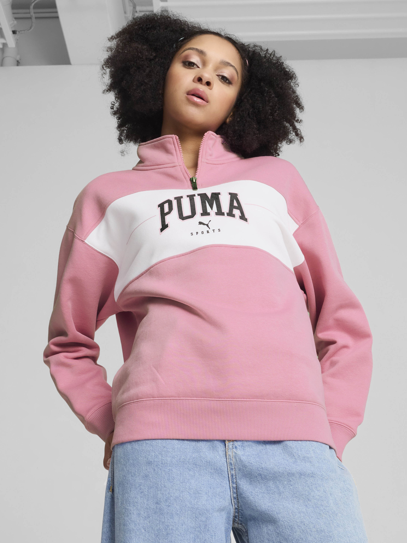 Кофта PUMA Squad Quarter-Zip модель 68154348 Фото