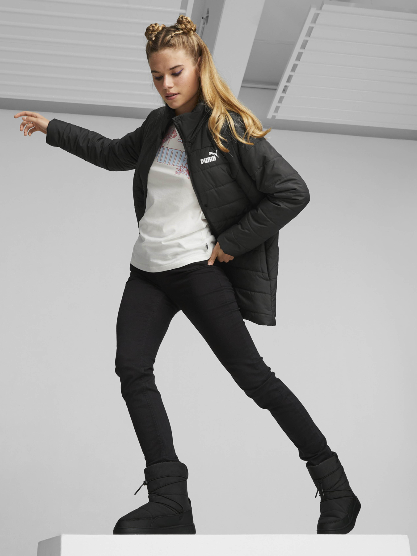 Чоботи дутики PUMA SNOWBAE модель 39392001 Фото