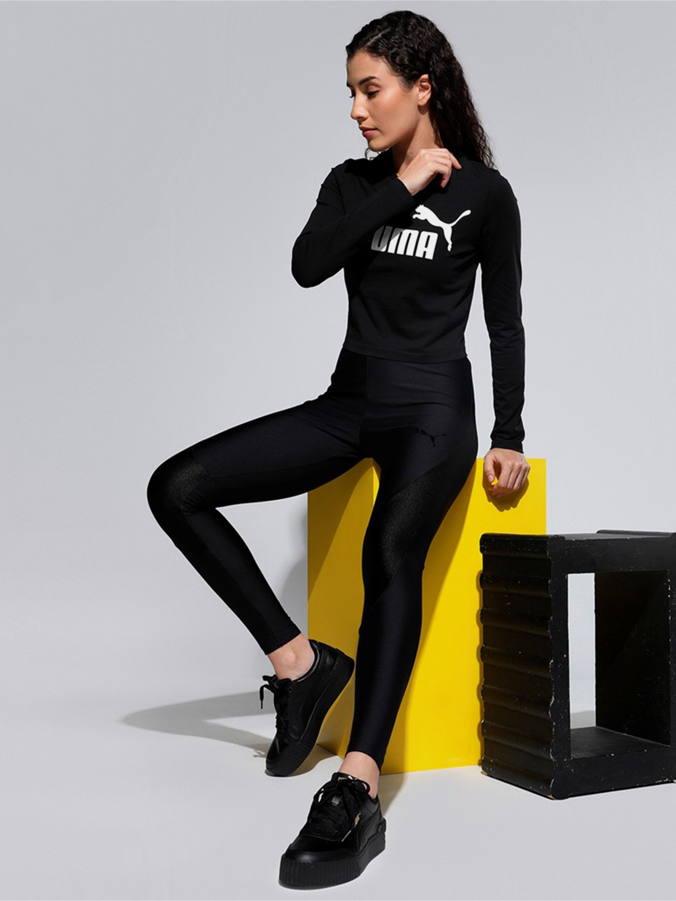 Кеды низкие PUMA Carina Lift модель 37303101 Фото