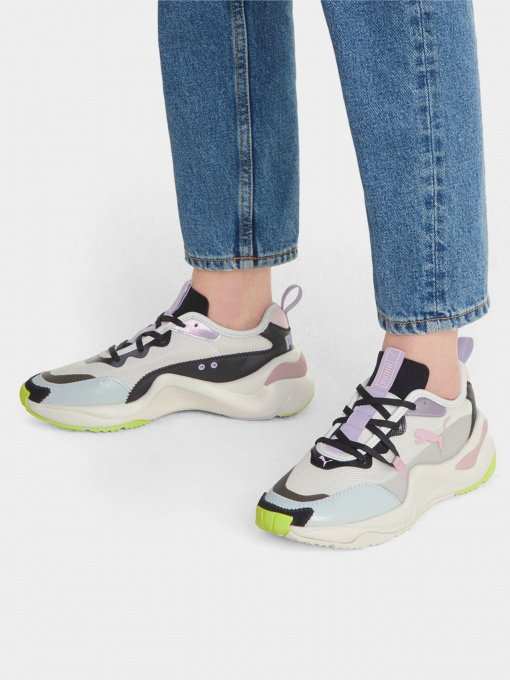 Кросівки повсякденні PUMA Rise Rainbow Dash модель 37495502 Фото
