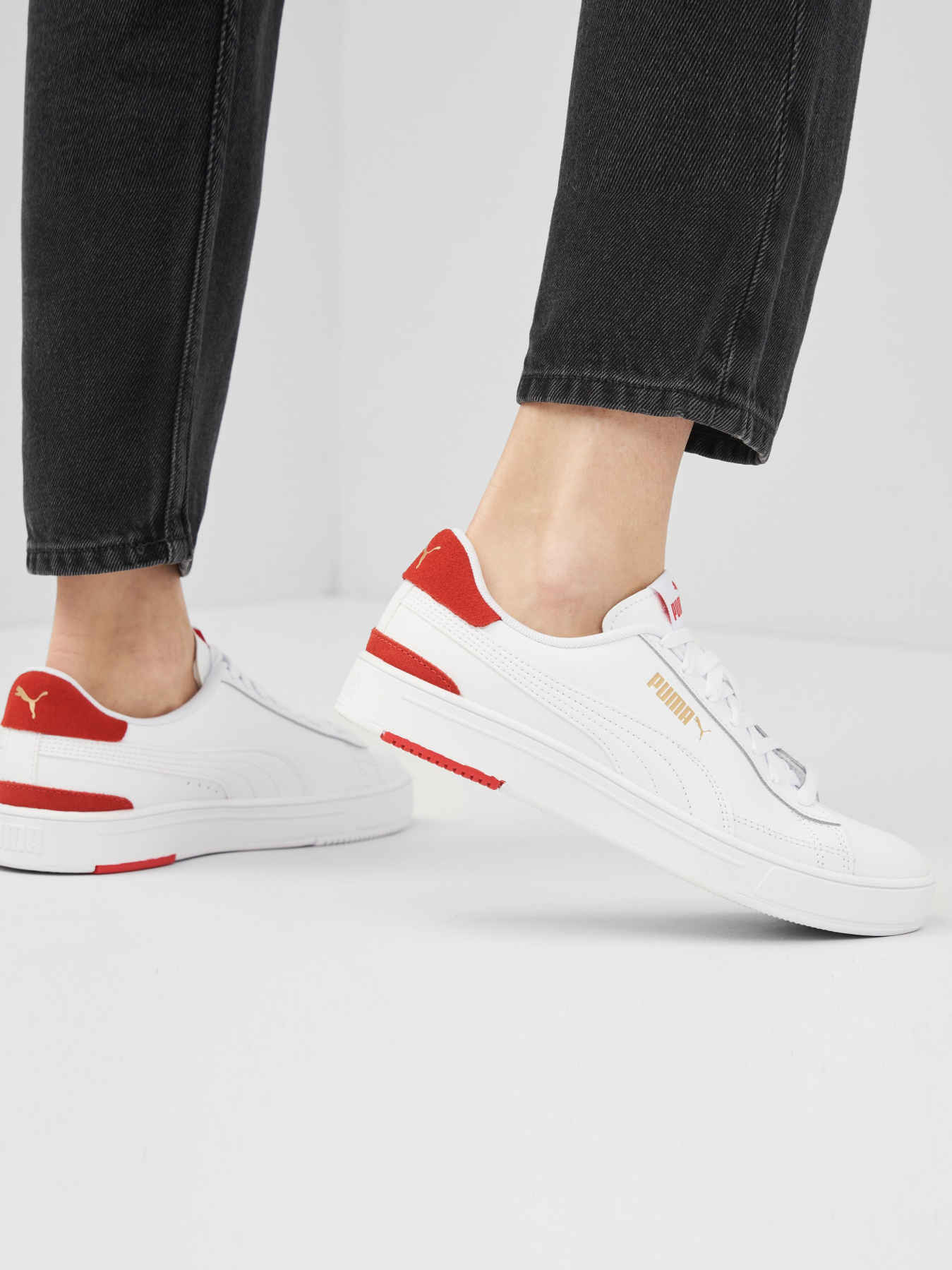 Кеды низкие PUMA Serve Pro модель 38018803 Фото