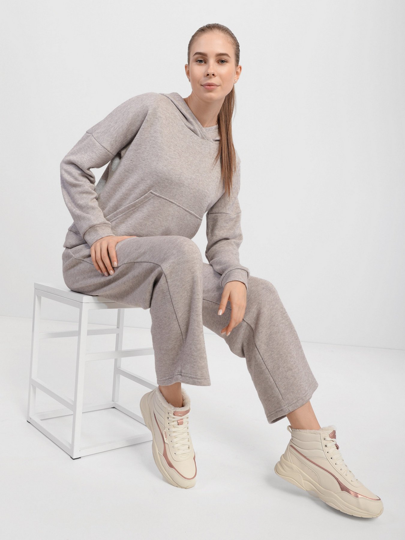 Ботинки PUMA CILIA MID METALLIC модель 37583503 Фото