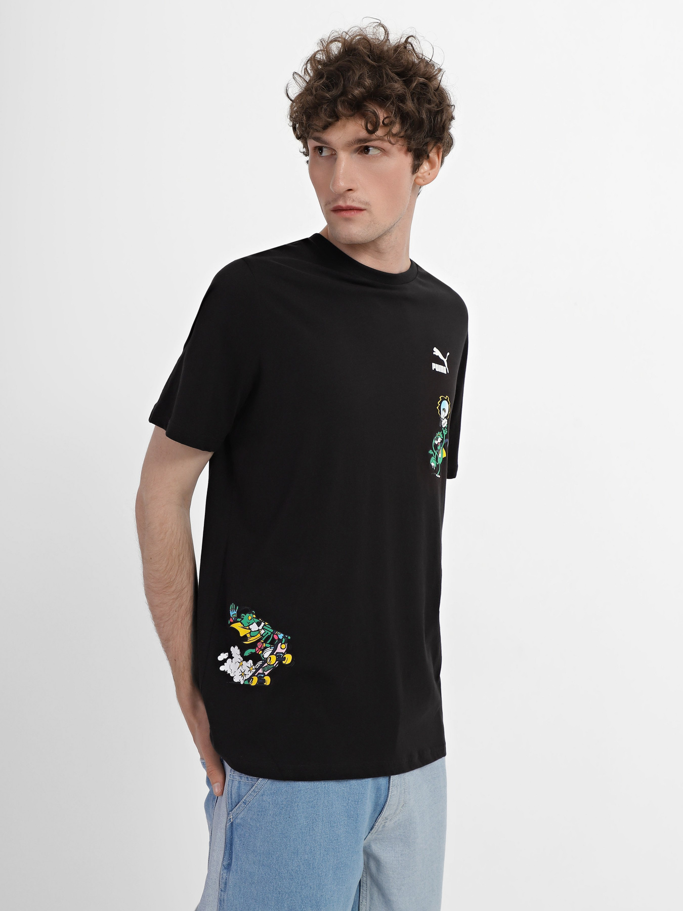 Футболка PUMA Classics Super Multi Graphic модель 53948101 Фото